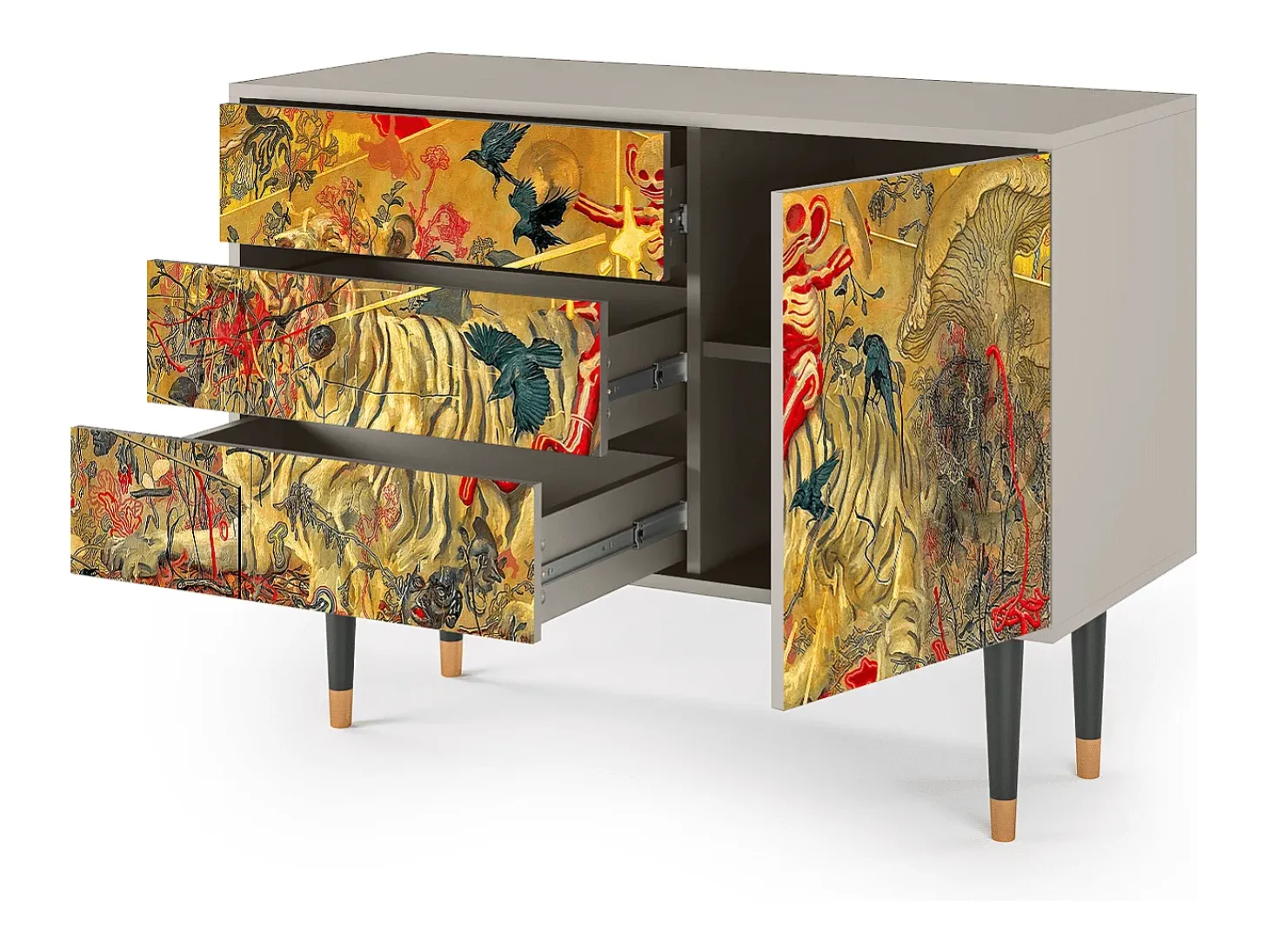 Aparador - 115х84х41 cm - S3 - Blood by James Jean, Arena