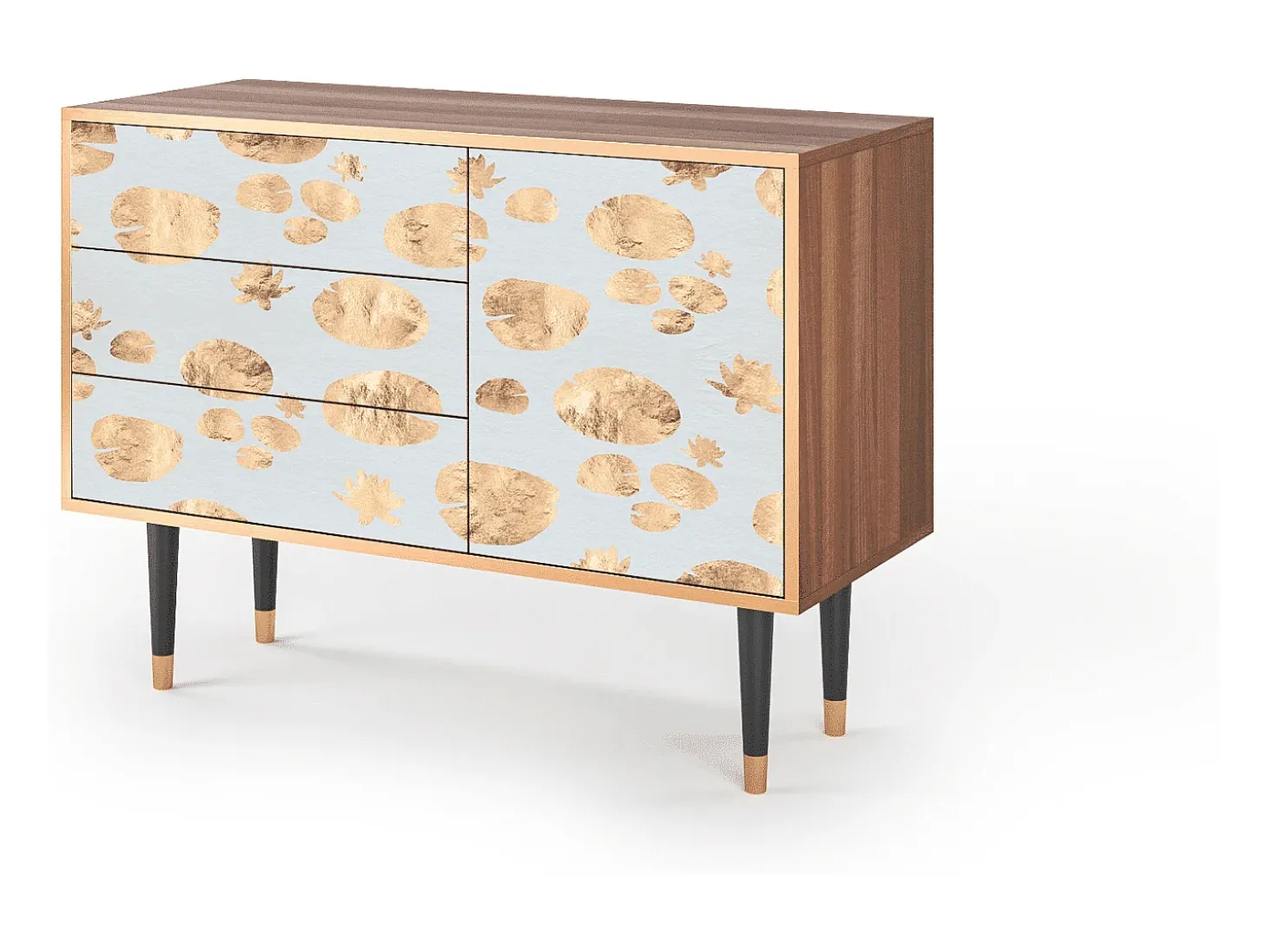 Aparador - 115х84х41 cm - S3 - Blue Giraffe, Nogal