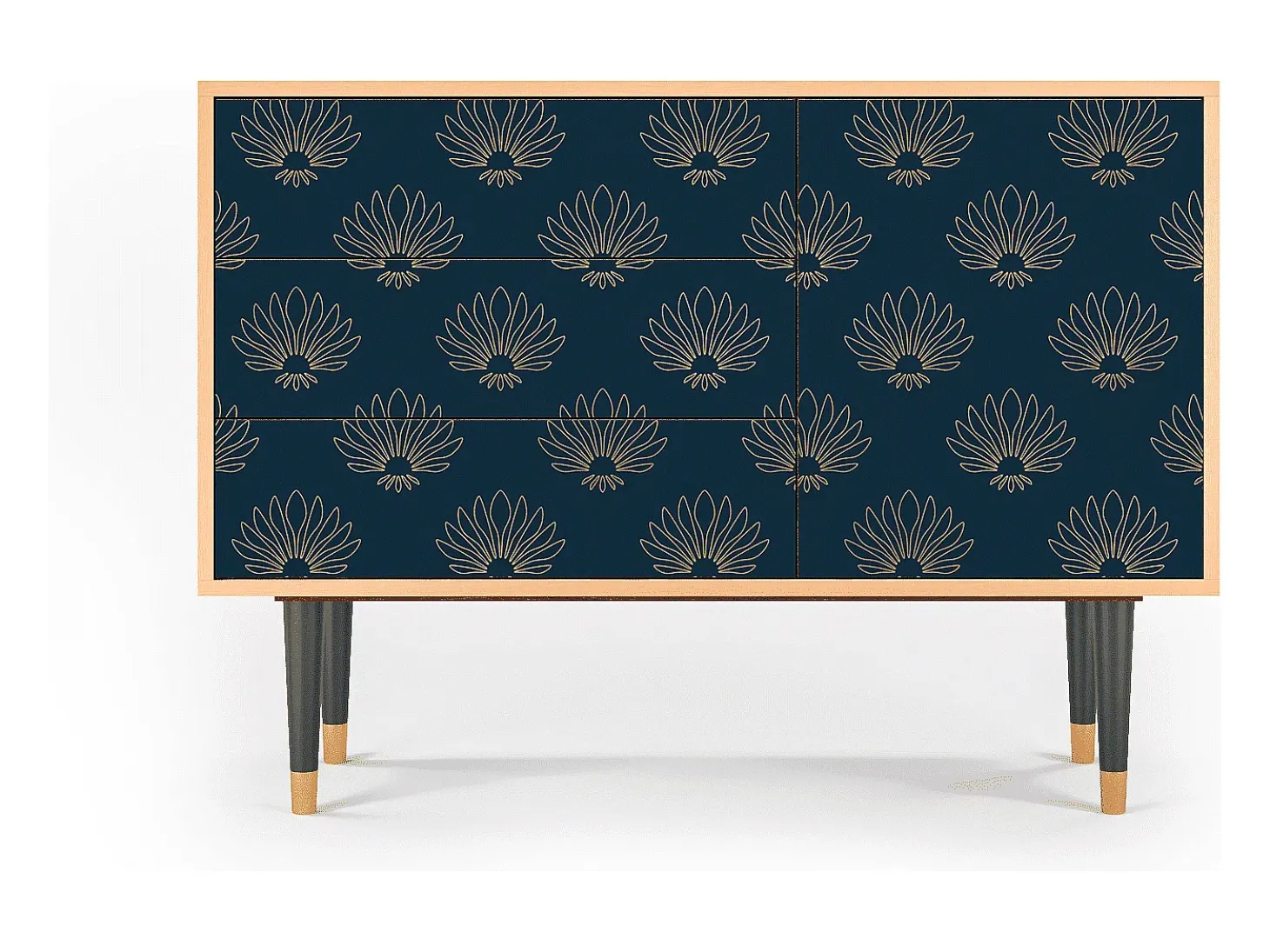 Aparador - 115х84х41 cm - S3 - Blue Lotus, Nogal