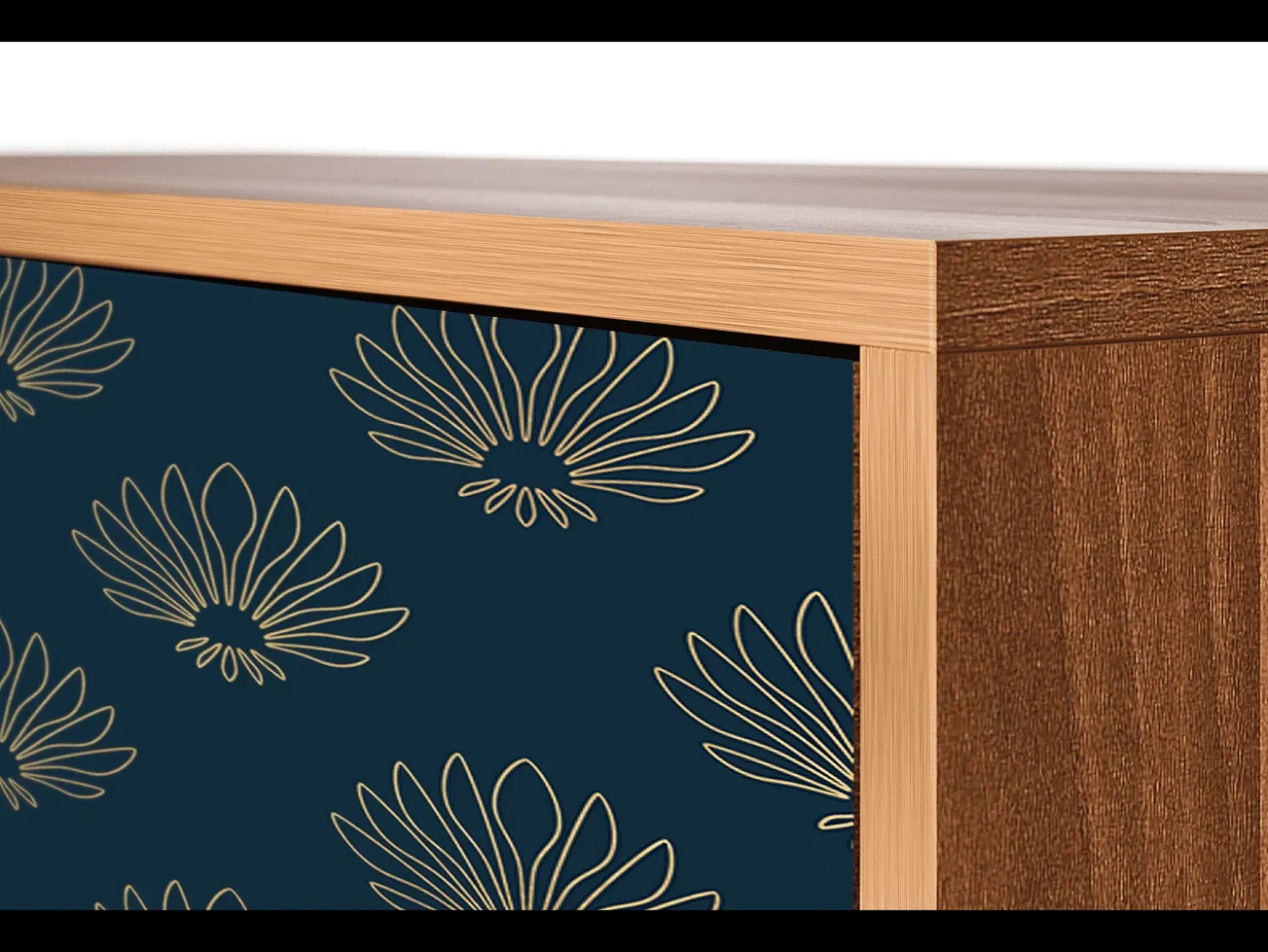 Aparador - 115х84х41 cm - S3 - Blue Lotus, Nogal