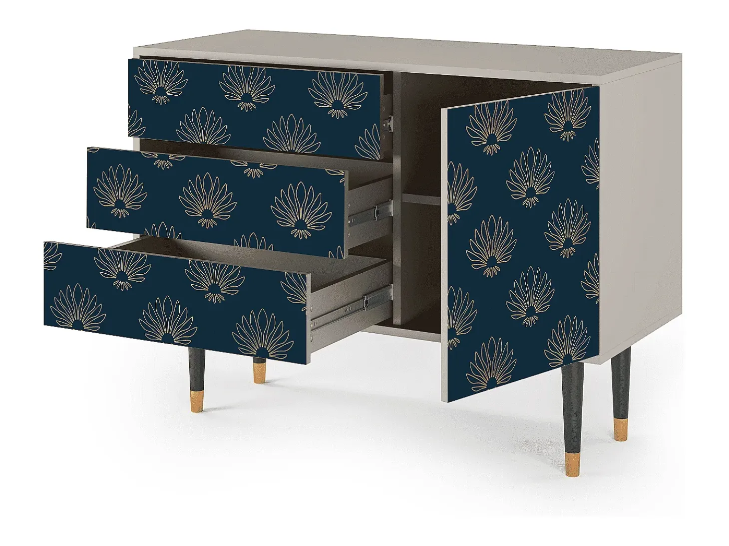 Aparador - 115х84х41 cm - S3 - Blue Lotus, Arena