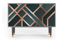 Aparador - 115х84х41 cm - S3 - Bronze Crossroad, Gris