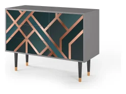Aparador - 115х84х41 cm - S3 - Bronze Crossroad, Gris