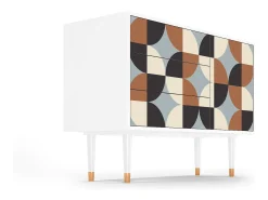 Aparador - 115х84х41 cm - S3 - Brown Sensation, Blanco