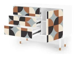 Aparador - 115х84х41 cm - S3 - Brown Sensation, Blanco