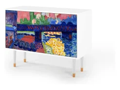Aparador - 115х84х41 cm - S3 - Charing Cross Bridge, Blanco
