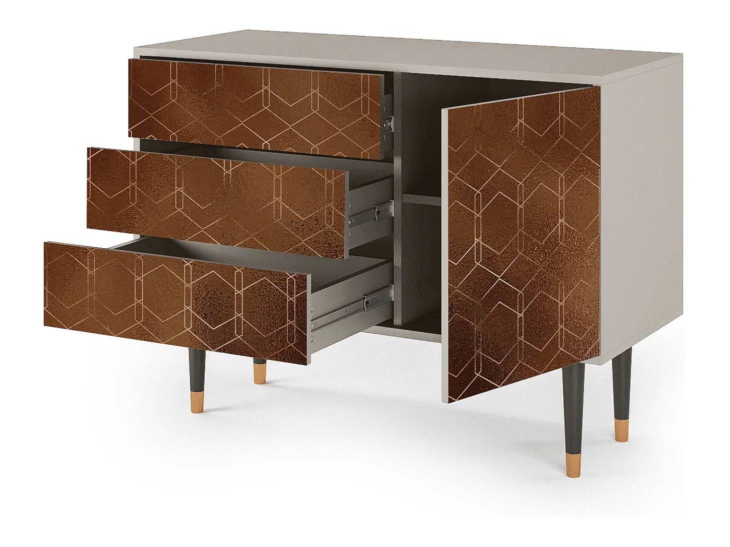 Aparador - 115х84х41 cm - S3 - Chocolate Bar, Arena