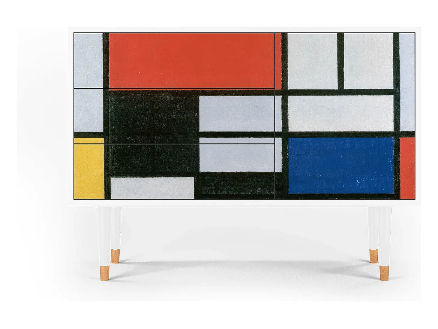 Aparador - 115х84х41 cm - S3 - Composition, Blanco