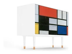 Aparador - 115х84х41 cm - S3 - Composition, Blanco
