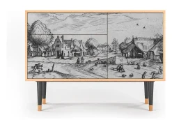Aparador - 115х84х41 cm - S3 - Country Village, Nogal