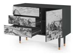 Aparador - 115х84х41 cm - S3 - Country Village, Antracita