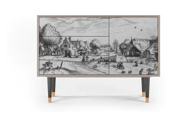 Aparador - 115х84х41 cm - S3 - Country Village, Latte