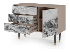 Aparador - 115х84х41 cm - S3 - Country Village, Latte