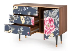 Aparador - 115х84х41 cm - S3 - Dark Flower Bed, Nogal