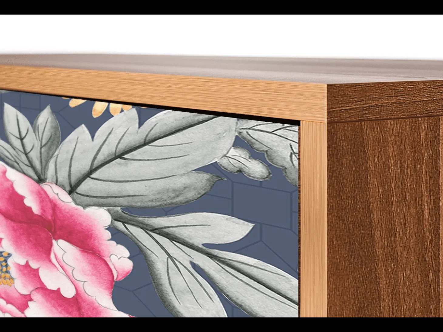 Aparador - 115х84х41 cm - S3 - Dark Flower Bed, Nogal