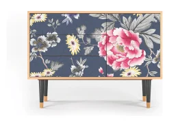 Aparador - 115х84х41 cm - S3 - Dark Flower Bed, Nogal