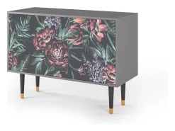 Aparador - 115х84х41 cm - S3 - Dark Peonies, Gris