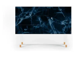 Aparador - 115х84х41 cm - S3 - Deep Ocean, Blanco