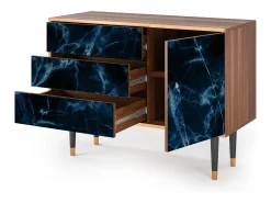 Aparador - 115х84х41 cm - S3 - Deep Ocean, Nogal