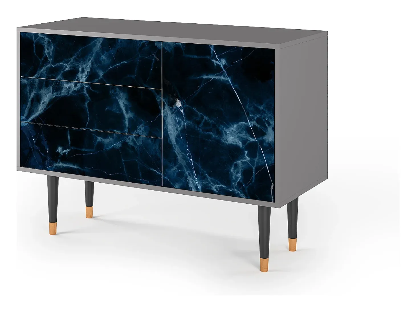 Aparador - 115х84х41 cm - S3 - Deep Ocean, Gris