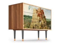 Aparador - 115х84х41 cm - S3 - Elder The Tower, Nogal