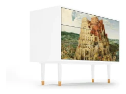 Aparador - 115х84х41 cm - S3 - Elder The Tower, Blanco