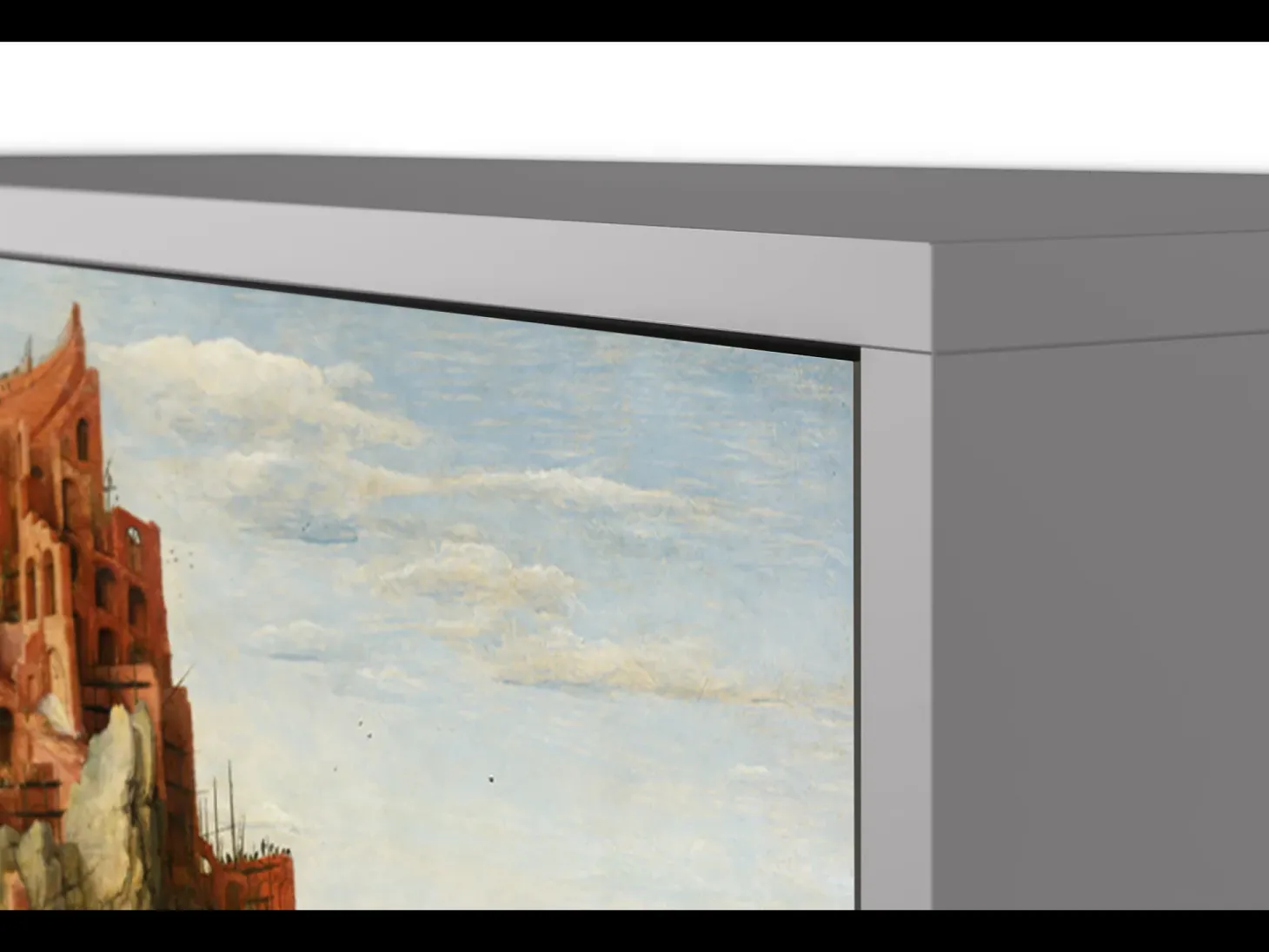 Aparador - 115х84х41 cm - S3 - Elder The Tower, Gris