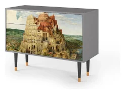 Aparador - 115х84х41 cm - S3 - Elder The Tower, Gris