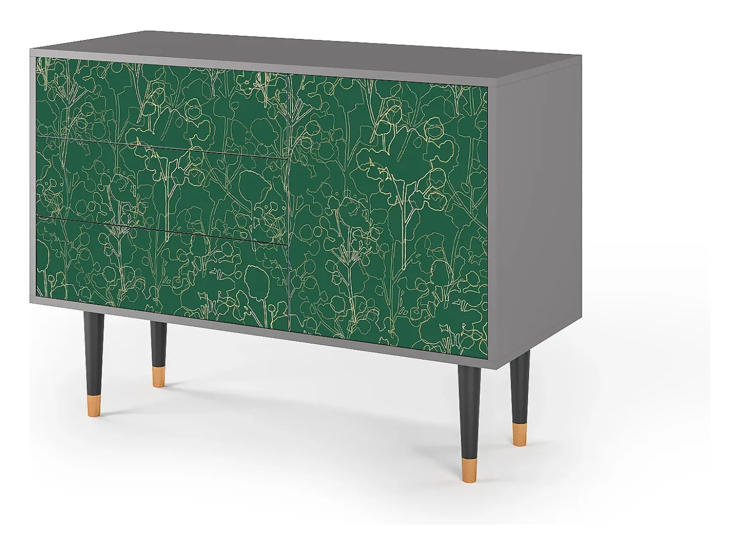 Aparador - 115х84х41 cm - S3 - Emerald Forest, Gris