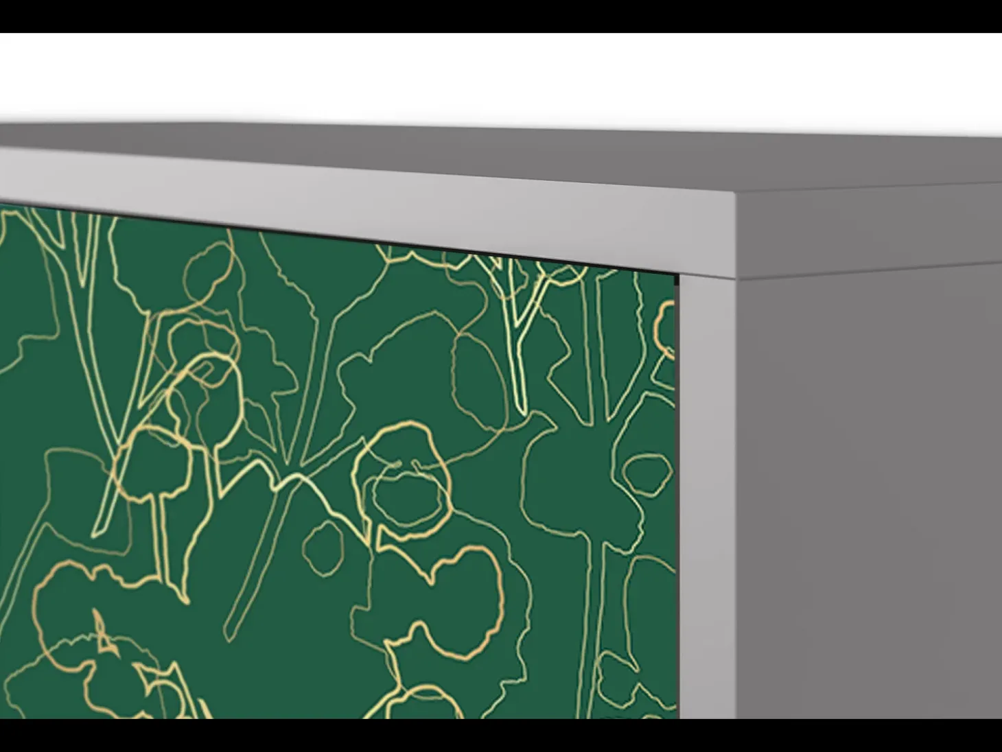 Aparador - 115х84х41 cm - S3 - Emerald Forest, Gris