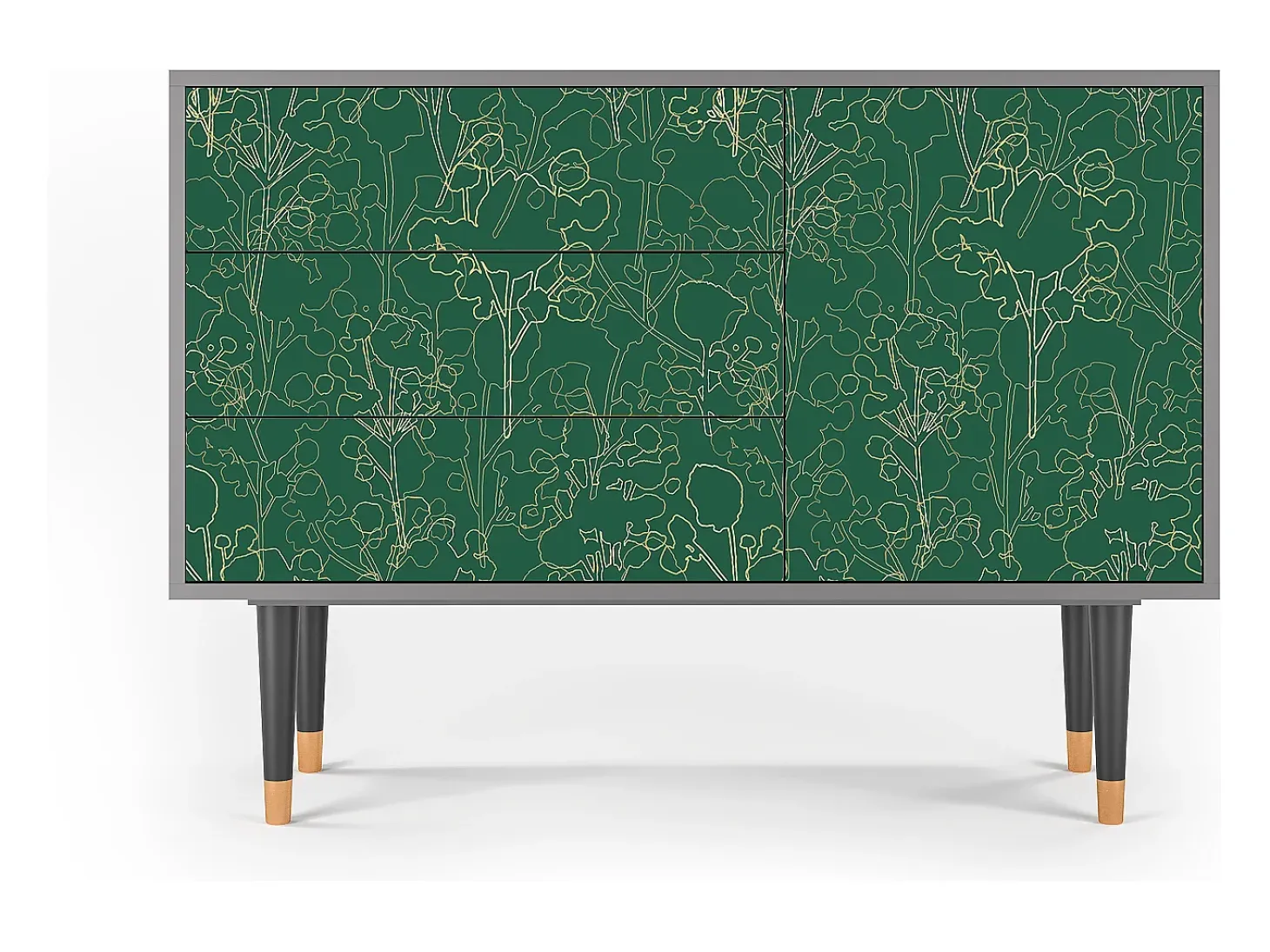 Aparador - 115х84х41 cm - S3 - Emerald Forest, Gris