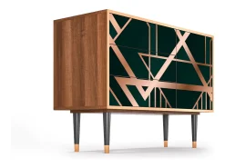 Aparador - 115х84х41 cm - S3 - Emerald Gatsby, Nogal