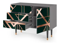 Aparador - 115х84х41 cm - S3 - Emerald Gatsby, Gris