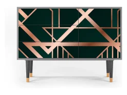 Aparador - 115х84х41 cm - S3 - Emerald Gatsby, Gris