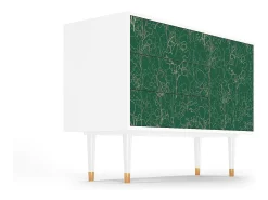 Aparador - 115х84х41 cm - S3 - Emerald Forest, Blanco