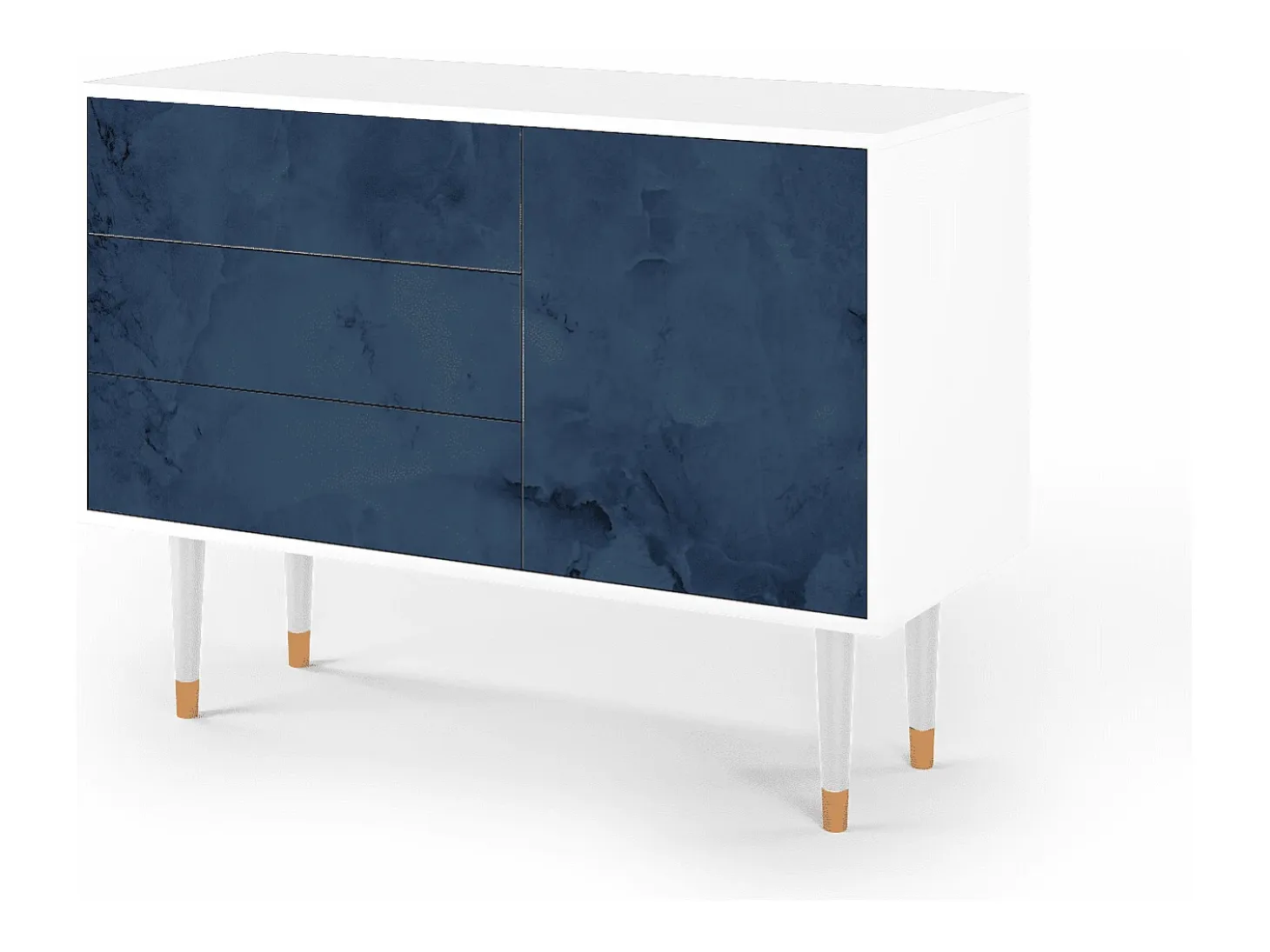 Aparador - 115х84х41 cm - S3 - Endless Galaxi, Blanco
