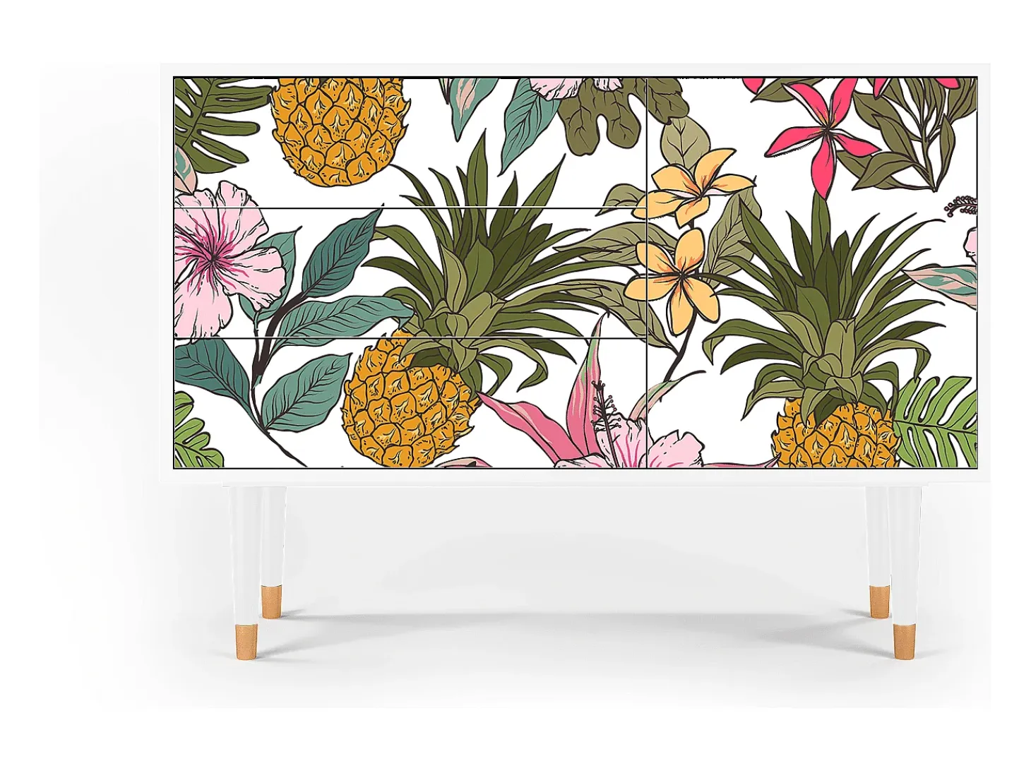 Aparador - 115х84х41 cm - S3 - Estival Fruit, Blanco