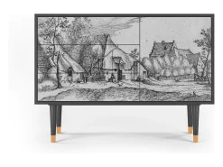Aparador - 115х84х41 cm - S3 - Farms in a Village, Antracita
