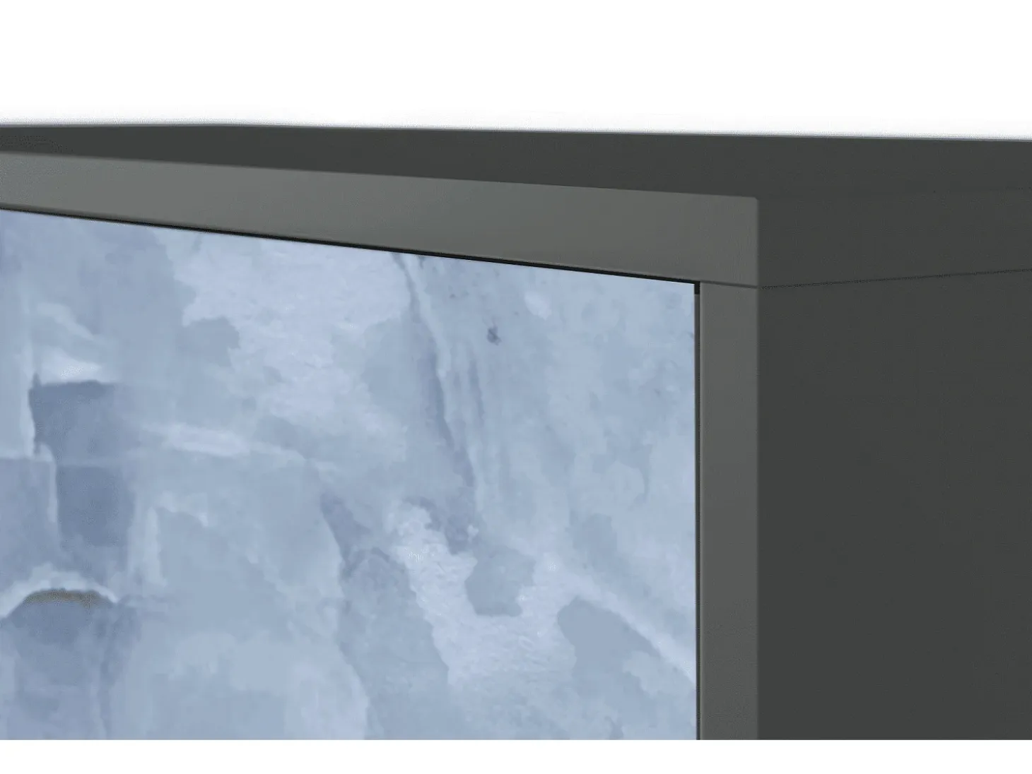 Aparador - 115х84х41 cm - S3 - Feather Ice, Antracita
