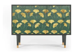 Aparador - 115х84х41 cm - S3 - Gingko leaves, Antracita
