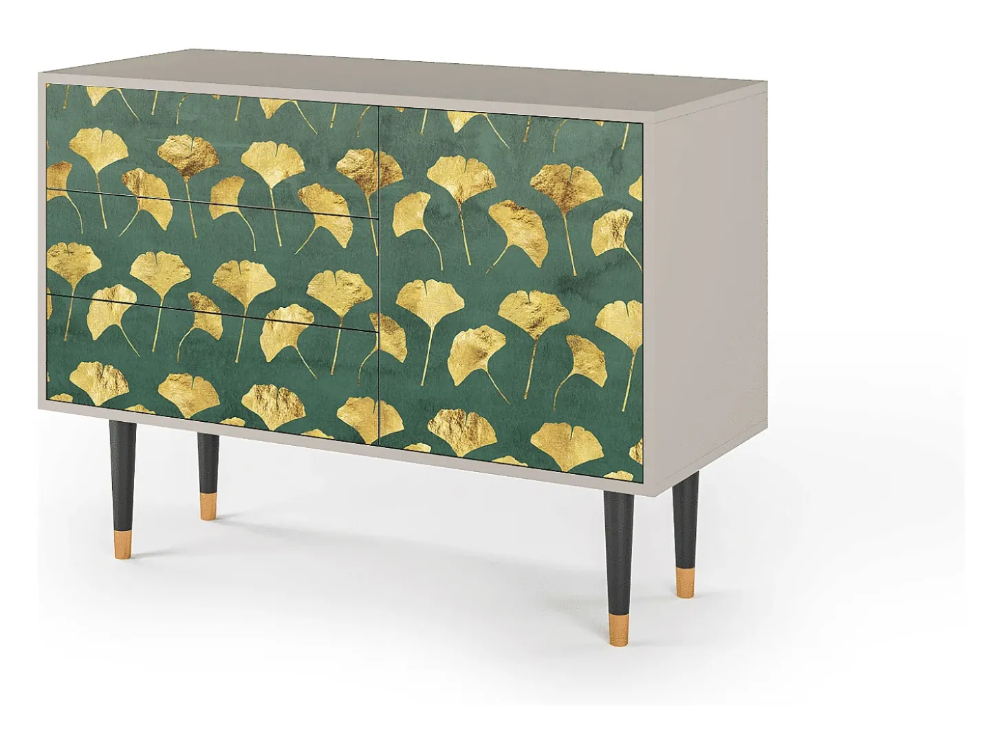 Aparador - 115х84х41 cm - S3 - Gingko leaves, Arena