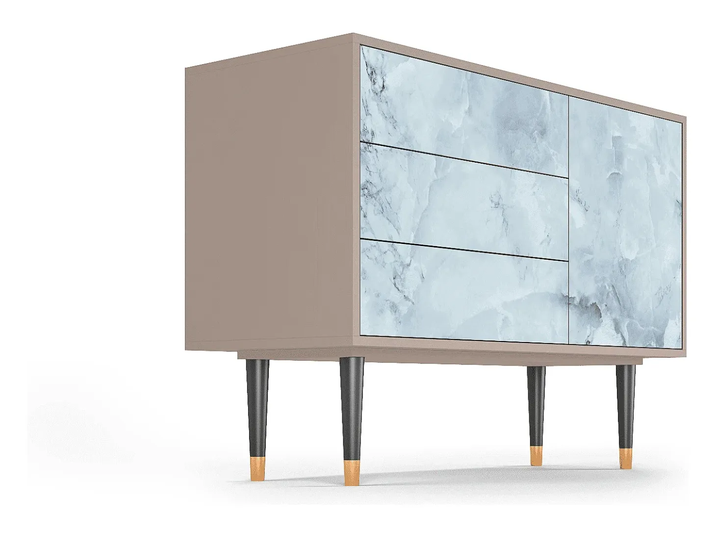 Aparador - 115х84х41 cm - S3 - Glacial Colour, Latte