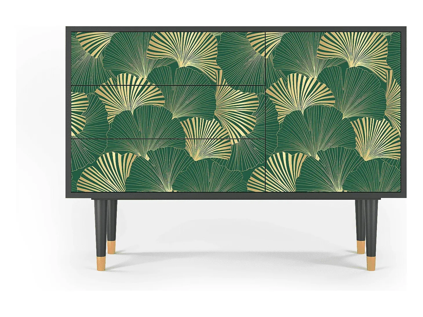 Aparador - 115х84х41 cm - S3 - Gold Ginkgo, Antracita