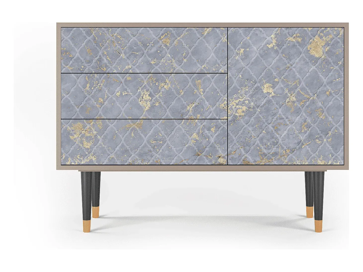 Aparador - 115х84х41 cm - S3 - Golden Smoke, Latte