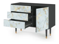 Aparador - 115х84х41 cm - S3 - Golden Waves, Antracita