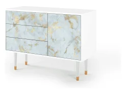 Aparador - 115х84х41 cm - S3 - Golden Waves, Blanco