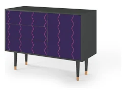 Aparador - 115х84х41 cm - S3 - Grape Maccaroni, Antracita