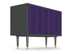 Aparador - 115х84х41 cm - S3 - Grape Maccaroni, Antracita