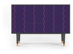 Aparador - 115х84х41 cm - S3 - Grape Maccaroni, Antracita