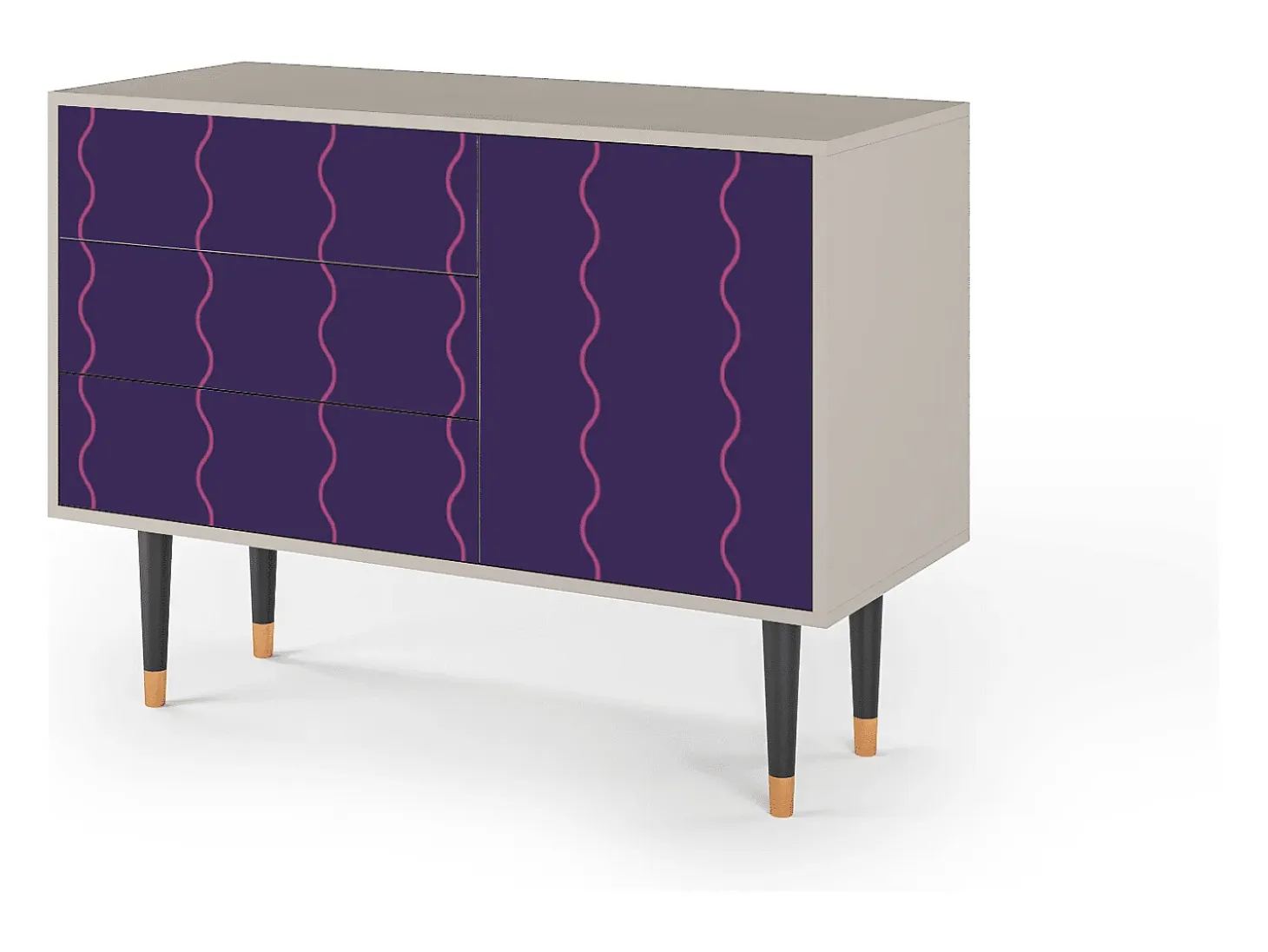 Aparador - 115х84х41 cm - S3 - Grape Maccaroni, Arena